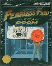 Fearless Fred And The Factory Of Doom box art for Commodore 64